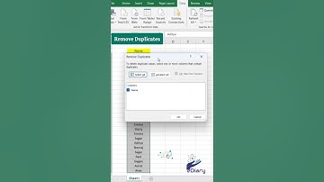Remove duplicate values in Excel quickly and easily #excel #exceltricks #removeduplicates