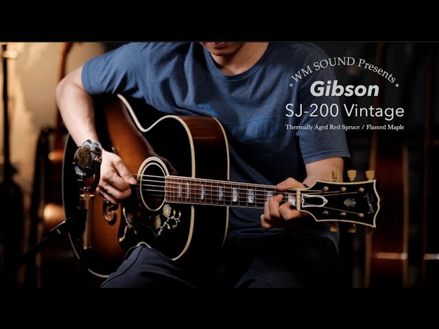 2017 Gibson SJ-200 Vintage - YouTube