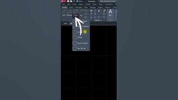 Draw a circle using a center point and a Diameter in AutoCAD #autocadforbeginners #autocad