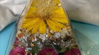 EPOXY RESIN ART pyramid Tutorial night light !!!!!.....