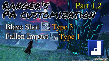 [PSO2:NGS] Ranger PA Customization Part 1.2 (Blaze Shot, Fallen Impact, MDFA)
