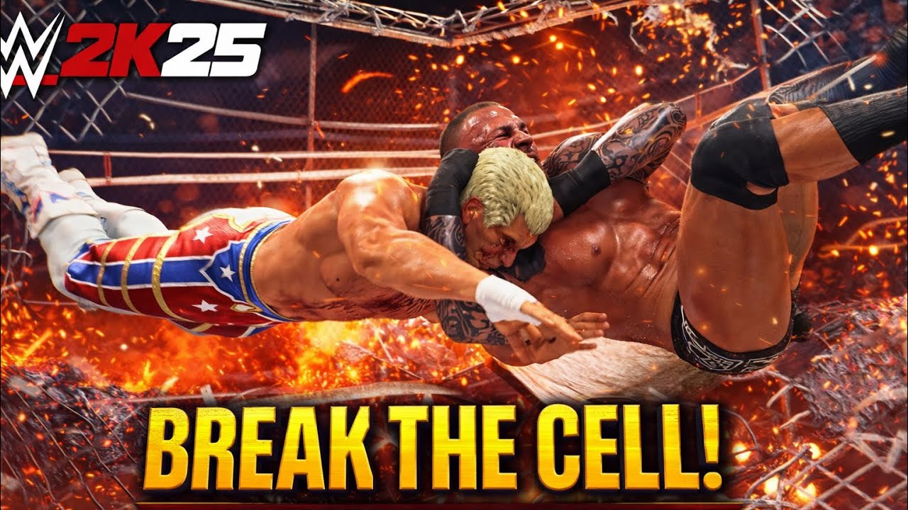 Randy Orton vs Cody Rhodes – BREAK THE CELL! 🔥 Hell in a Cell Brutal Showdown | WWE 2K25
