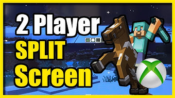 How to Play 2 Player Split Screen in Minecraft on XBOX (Easy Tutorial)