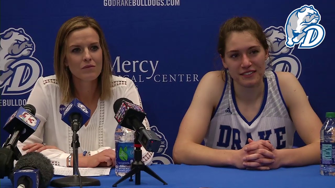 Drake Women's Basketball vs. Iowa State Press Conference YouTube