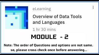 Module-2 Tools to analyze and visualize data||Overview of Data Tools and Languages #ibm #eduskills
