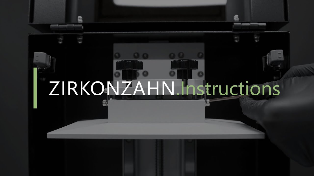 Drucker P4000 – Erste Inbetriebnahme und Kalibrierung der Z-Achse | Zirkonzahn.Instructions