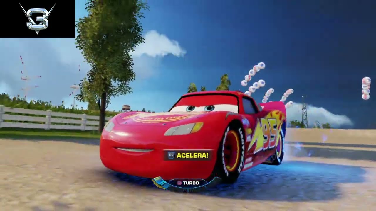 Carros 3: Correndo para Vencer - Fazendo manobras!