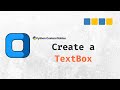 How to Create a TextBox in CustomTkinter (Python GUI Tutorial)