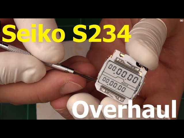 VintageDigitalWatches - Ep 16 - Seiko S234 LCD replacement and overhaul -  YouTube