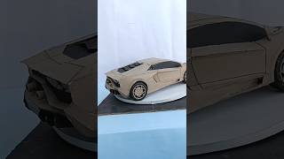 DIY Lamborghini aventador with cardboard craft artandcraft lamborghini sidhumoosewala