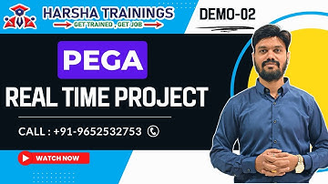 PEGA Demo 02 | Realtime Project | Pega Training | Nieuwe batch | 27 sep | Voor training +91-96525...