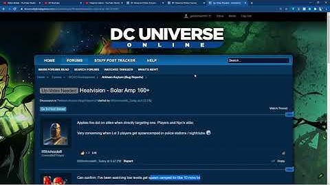 DCUO Arkham Asylum (Bug Reports) [Heat vision is killing people in raids][bug is now fixed]