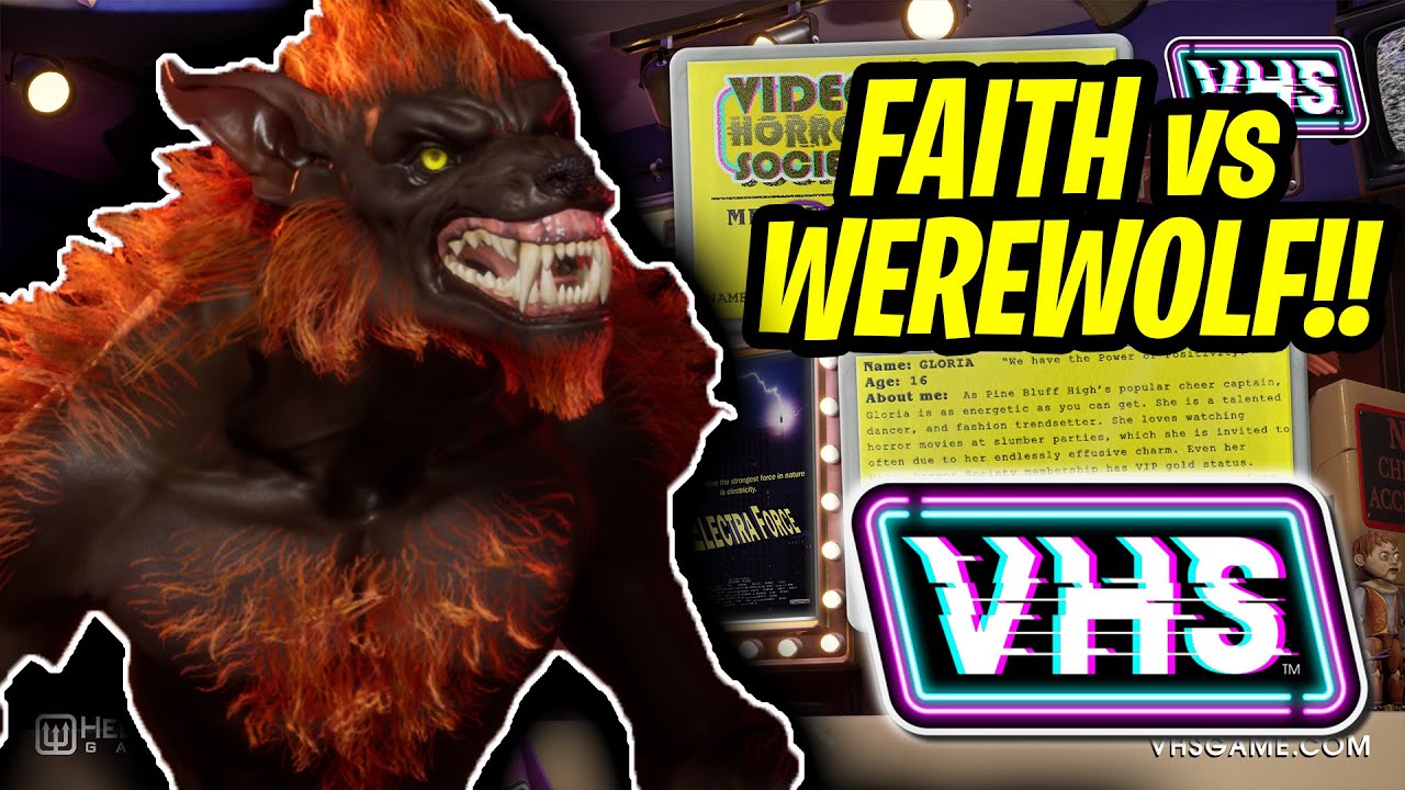 FAITH vs Trickster’s WEREWOLF!! VHS TEEN Gameplay VHS Game VHS