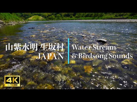 自然音 水の音 ASMR やさしい渓流のせせらぎでリラックス 信州 Nature Stream   JAPAN