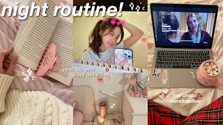 my cozy night routine 🧺 : self pampering, sister quality time, slowmove haul, read 📝🕯