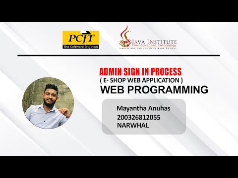 Web Project Task 40 | 1st Year | Semester 01 | Java Institute