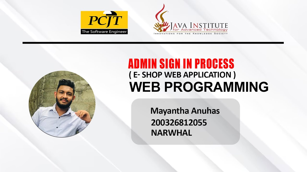 Web Project Task 40 | 1st Year | Semester 01 | Java Institute - YouTube