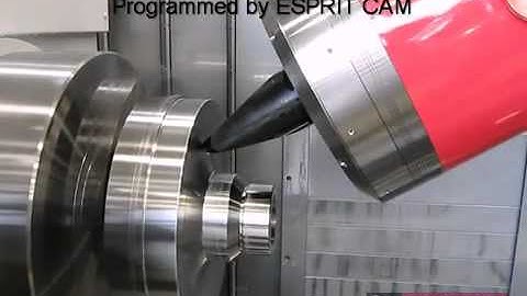 ESPRIT Continuous B-axis Turning