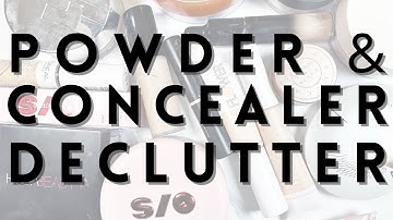 Powder & Concealer Collection & Declutter | 2023