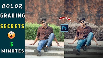 Photoshop cc color grading secrets - color grading onli 5 minutes - Amit editz