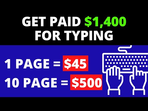 Earn $1000+ for Typing Words | Typing Jobs 2022 (Make Money Online)