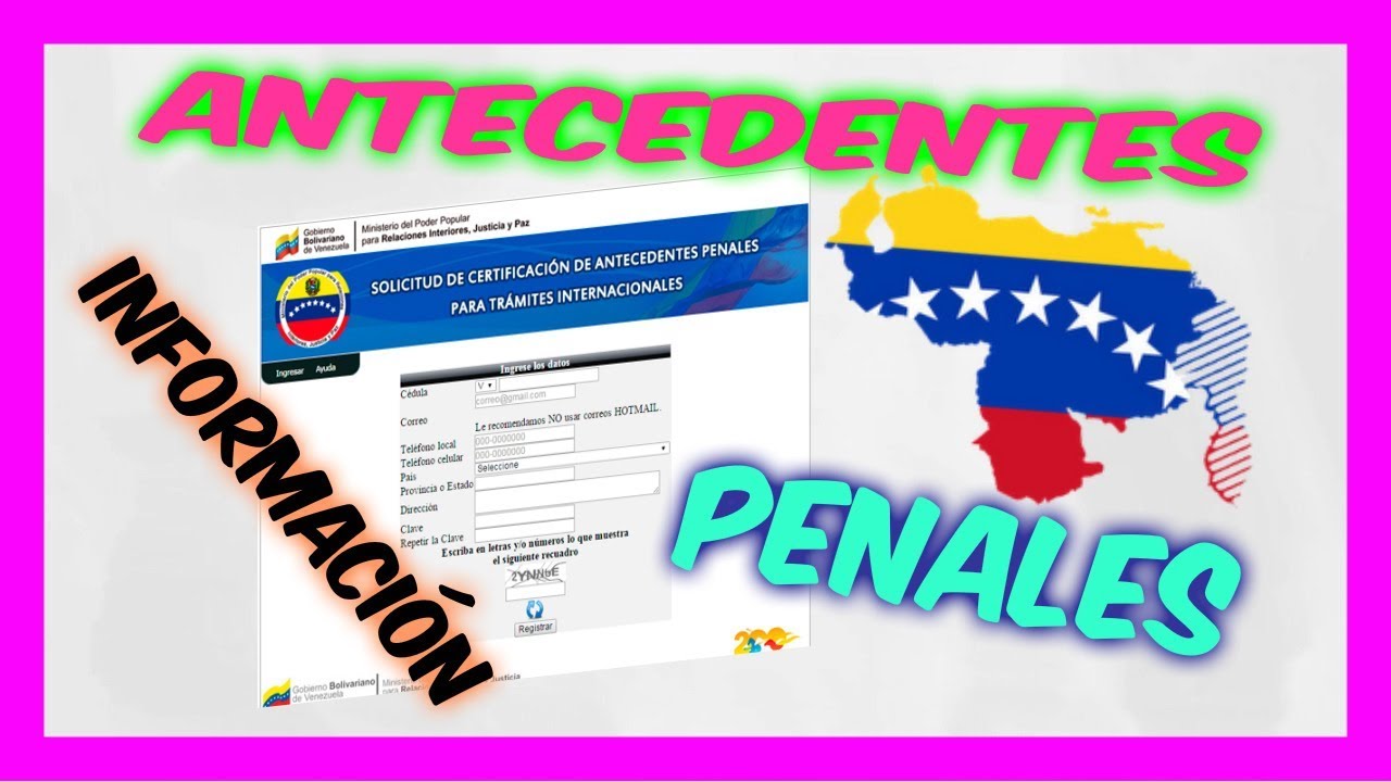 Antecedentes penales venezolanos