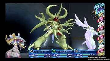 vs Crusadermon, Minervamon