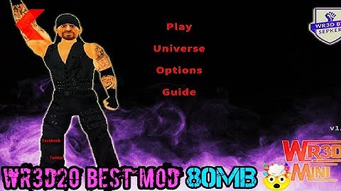 😍😘 THE BEST EVER WR3D WWE 2K20 ULTRA LITE MOD (80MB)🔥🔥|| FOR 1GB RAM DEVICES