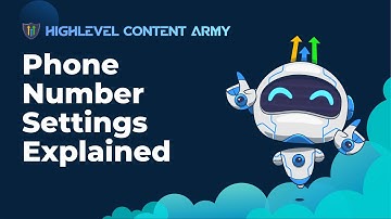 Phone Number Settings Explained