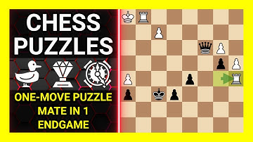Chess Puzzles to Practice. Themes: One-move puzzle, Mate in 1, Endgame. Learn Chess