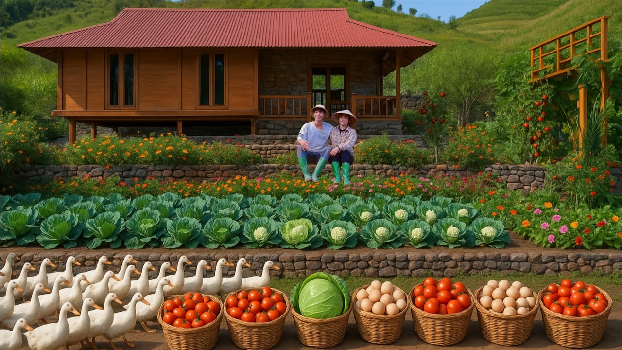 Самодостаточная жизнь во ВьетнамеУтки, рыба и органический сад