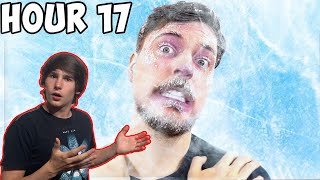 I Survived 24 Hours Straight In Ice Reaction