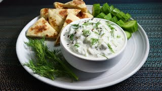 Easy Tzatziki Sauce Recipe│HOW TO MAKE a Simple Summer DIP