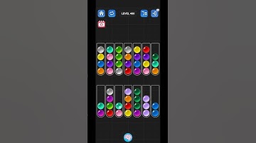 Lv 400 Ball Sort Puzzle - Color Game / 顏色分類遊戲 / ボールソーティングパズル (Guru Game)  #ballsortpuzzle