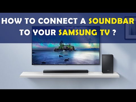 Video: Hvordan forbinder jeg min Sony soundbar til mit Samsung TV?
