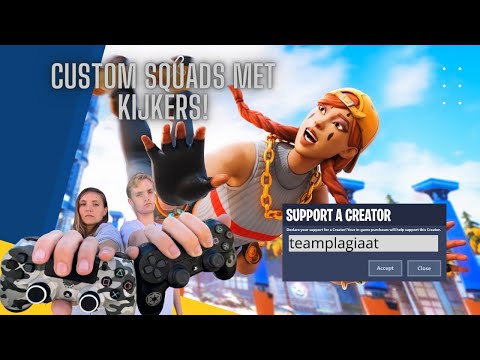 Fortnite Customs Squads/Unvaulted & Creative | Facecam | NL/BE | #1 Customs Kanaal NL