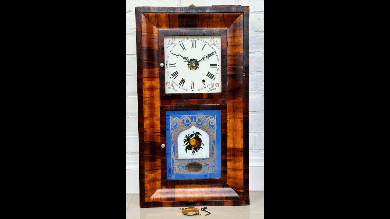 Antique New Haven Ogee Hammer on Coil Chime Wall Clock | Item# 784 ...