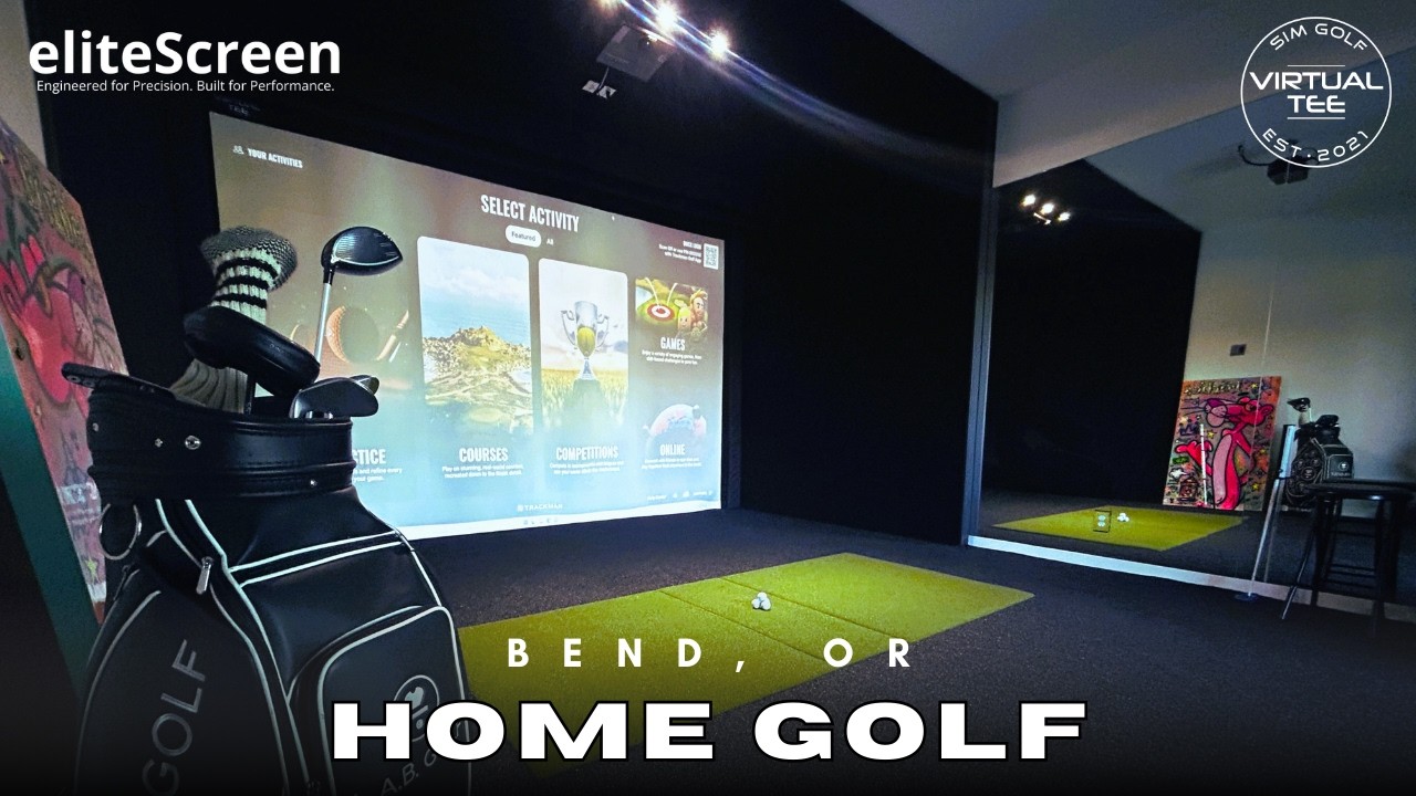 Custom Trackman iO Golf Simulator | Bend, OR - YouTube