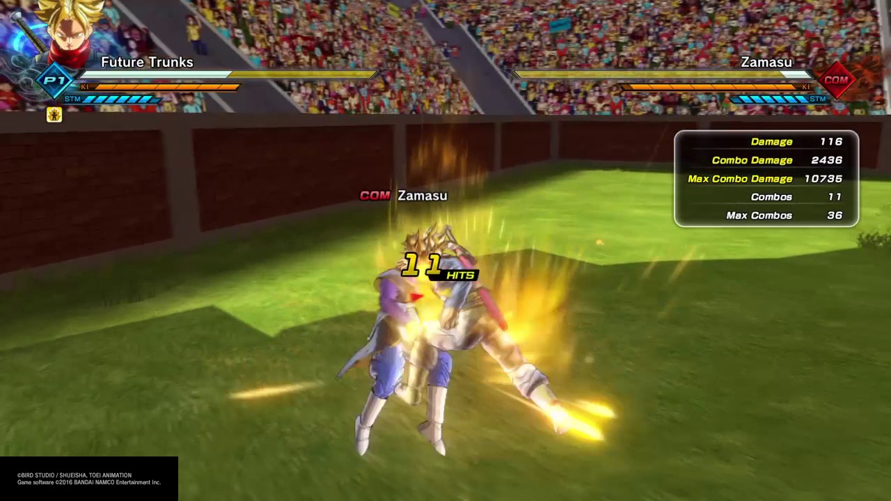 DRAGON BALL XENOVERSE 2 Trunks Sword of Hope Combo's YouTube