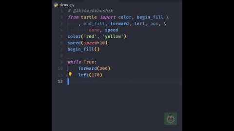 Draw a flower using turtle module in Python #Shorts