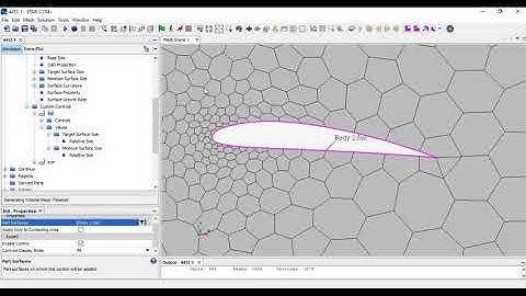 STAR CCM+ 2D Airfoil Meshing (HD) - (Poly, Quad, Tri, Trim, Direct, Wing)