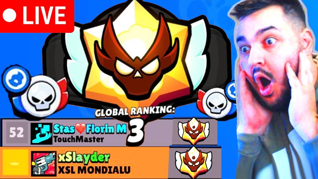 Xlayder Razna xSlayder in TOP 1 GLOBAL cu Antrenorul *STAS* MASTER Rank pe Brawl ...