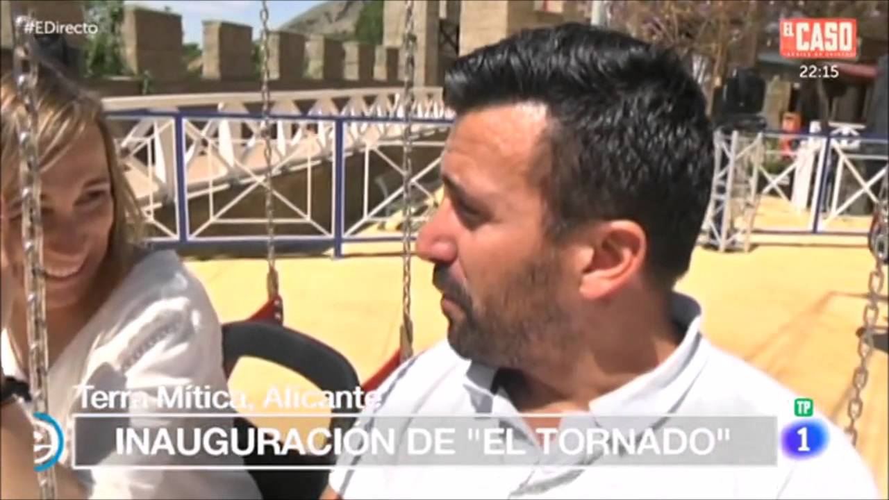 Tornado Terra Mítica Nueva Atracción 2016