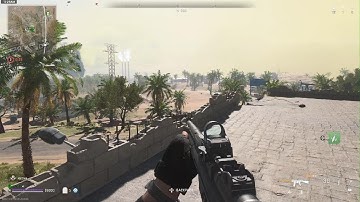 Enemy soldier dropping in the AO