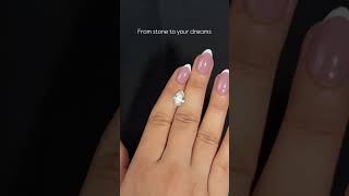 Old mine pear diamonds are for the girls who want vintage romance with bold sparkle 💍✨