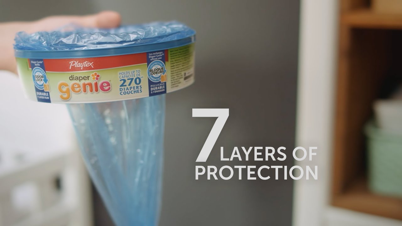 Playtex Diaper Genie Refills 7 Layers Of Protection YouTube Playtex Diaper Genie Refills 7 Layers Of Protection YouTube