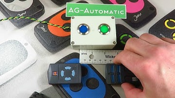 Cloning Fixed Code Hormann HSM4 868MHz. with HR-Matic Multi-2 Remote Control