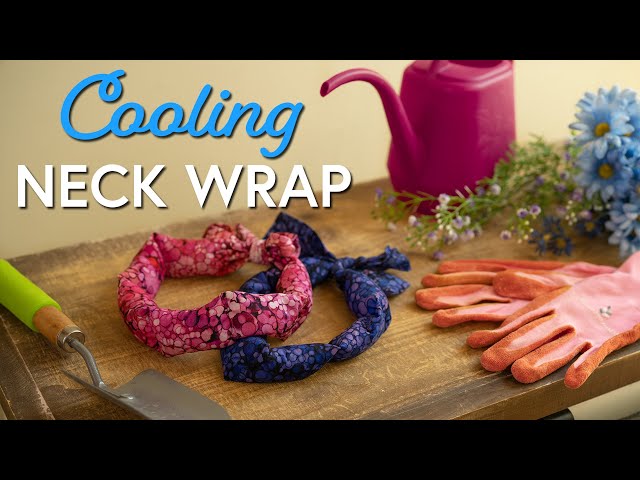 DIY Neck Cooling Scarf  Easy Sewing Tutorial - You Make It Simple