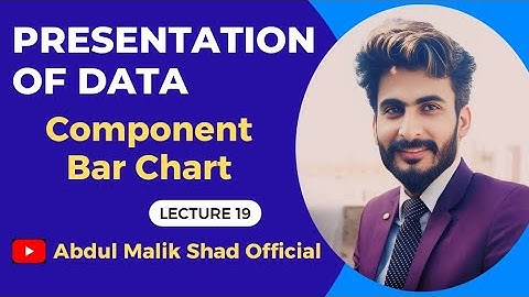 How to Create and Customize Component Bar Chart: Complete Guide With Example | Statistics Urdu Hindi