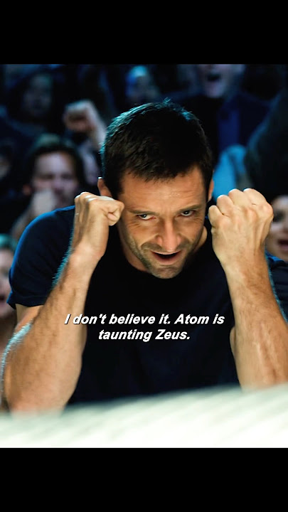 Son,we need to wait for our chance. One shot 🤨🙏🏻 #realsteel #hughjackman